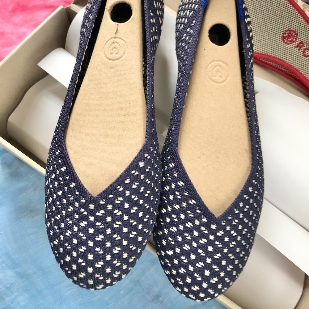 Rothy’s The Flat Size 7.5 Maritime Honeycomb